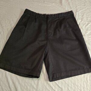 Men's Shorts Navy Blue Premier International size 34 Pleated Front